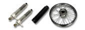 Räder, Fahrwerk, Vordergabel vorne-hinten