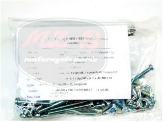 JAWA 175 SCHRAUBE SATZ F.MOTORGEHAUSE