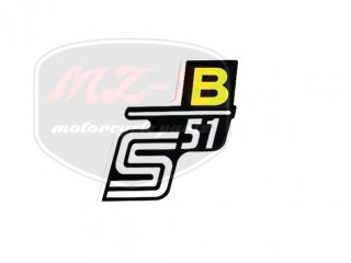 SIMSON UNIVERSAL AUFKLEBER S51B /UV.GRÜN/  FÜR SEITENDECKEL