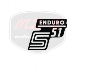 SIMSON UNIVERSAL AUFKLEBER ENDURO /WEIß/  FÜR SEITENDECKEL