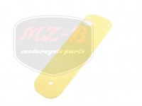 SIMSON SCHWALBE TRITTBRETTBELAG RECHTS WEISS