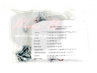 JAWA 355/356 SCHRAUBE SATZ F.MOTORGEHAUSE /2 AUSPUFF/