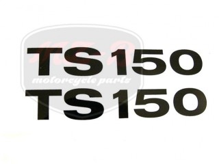 MZ/TS 150 AUFKLEBER PAAR  FÜR SEITENDECKEL