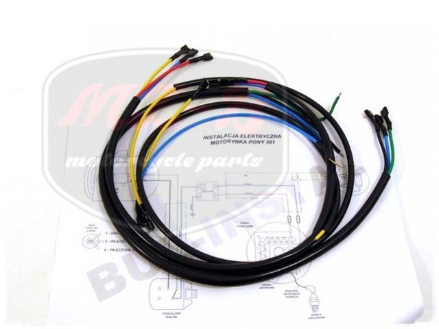 ROMET PONY KABELBAUM /MIT SCHALTPLAN/ ROMET PONY KABELBAUM /MIT SCHALTPLAN/