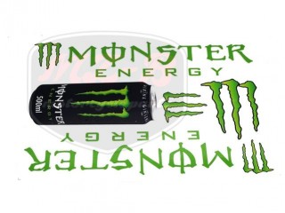 EGYÉB UNIVERSAL AUFKLEBER SATZ MONSTER GRÜN