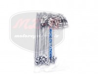 SIMSON 51 SPEICHE+NIPPEL 3,2X143 MM SATZ /VERCHROMT/