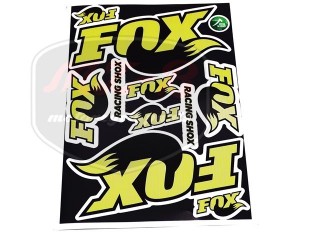 EGYÉB UNIVERSAL AUFKLEBER IM SATZ FOX GLEB RACING SHOX
